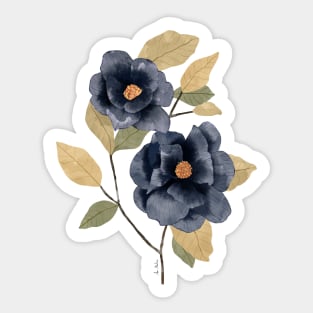 Blue roses Sticker